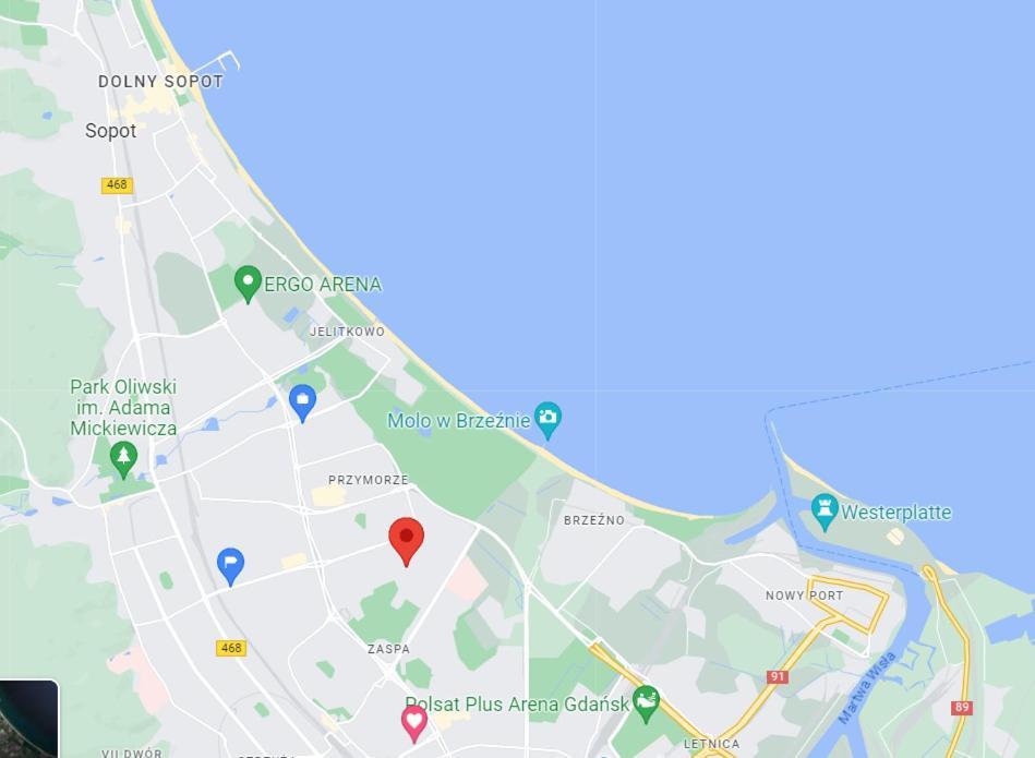 Apartament 2 Pokoje Blisko Morza 1500 Metrow W Gdansku 아파트 외부 사진